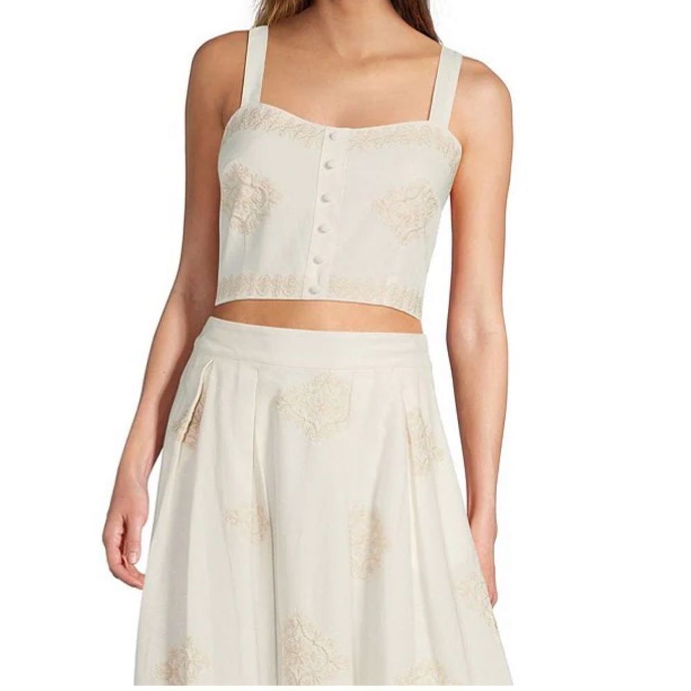 Chic Cream Skirt Set #15